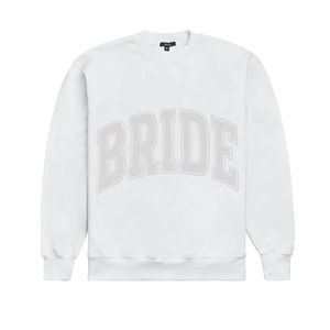 The Bar sweatshirt “Bride” in white